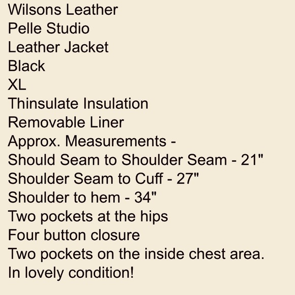 VINTAGE WILSON’S LEATHER PELLE STUDIO THINSULATE MEN’S TRENCH. XL. EUC - Picture 16 of 16